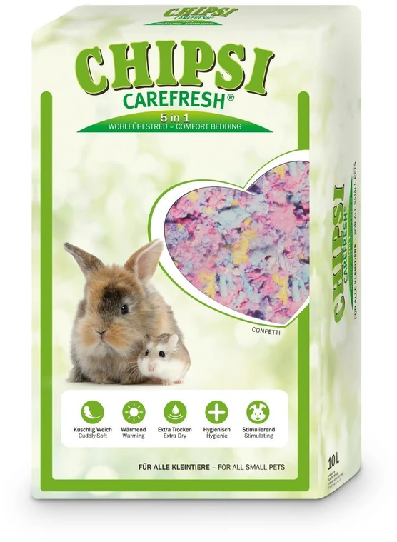 „Carefresh“ – minkštas popierinis patalynės užvalkalas „Carefresh“ su konfeti, 10 l – (6638000132)