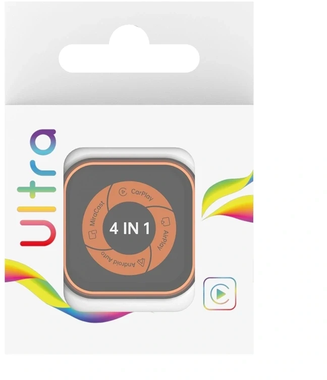 CARLINKIT Mini Ultra 6 Wireless adapteris, skirtas „CarPlay“ ir „Android Auto“