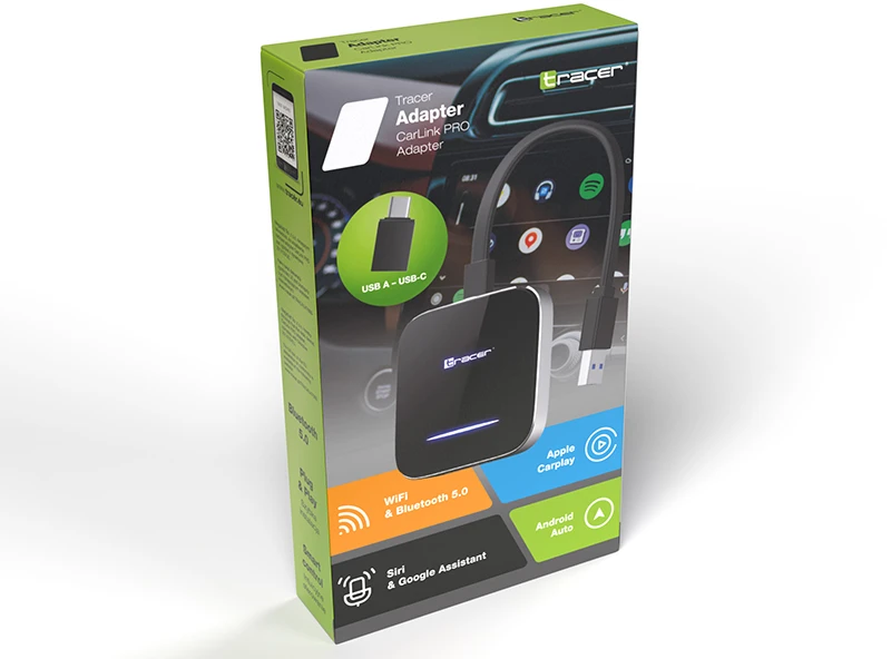 Automagnetola „Carplay“, „Android Auto“, „Tracer“, „CarLink PRO“ adapteriai