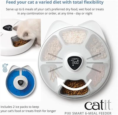 „Catit“ – PIXI ledo paketai 6 ėdalo šėryklai – (785.0331)