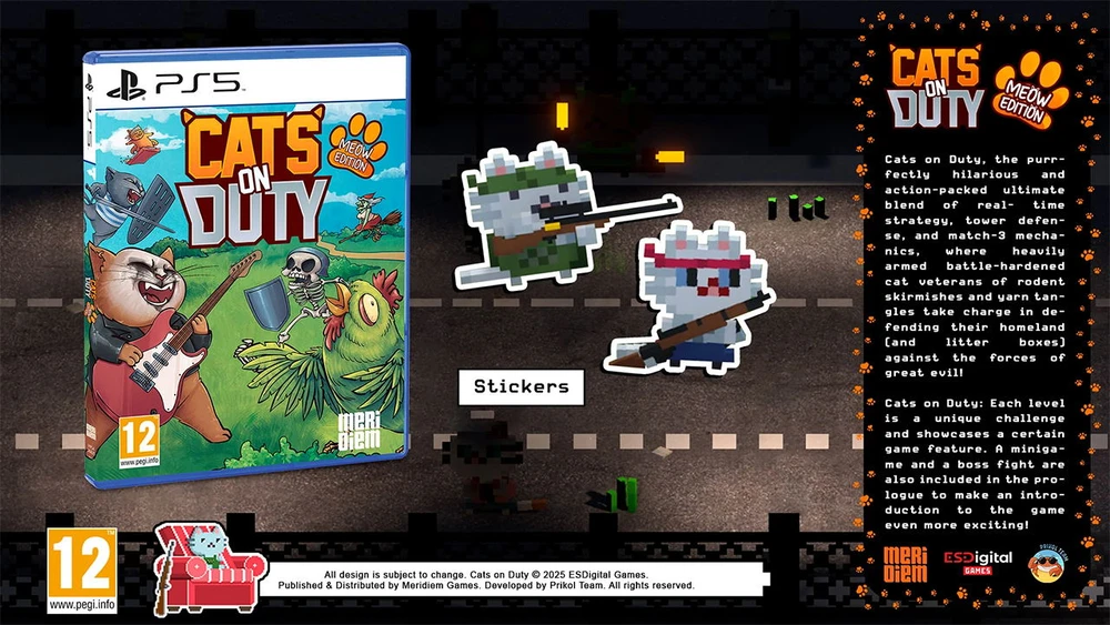 Meridiem Games „Cats on Duty“ (Miau leidimas) – „PlayStation 5“