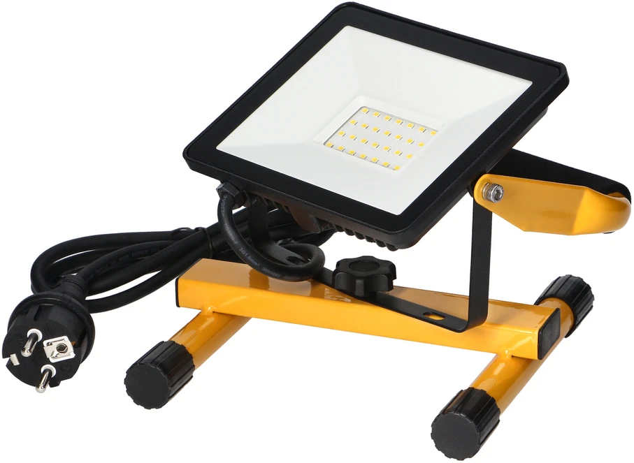 Orno CAVO nešiojamas LED prožektorius 30 W, ant trikojo, 2400 lm, IP65, 4000 K, su 1,5 m laidu
