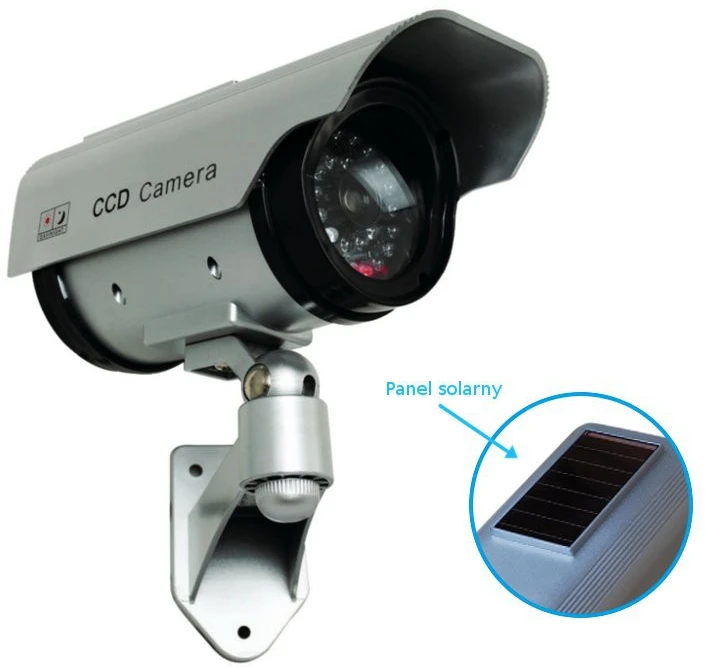 MACLEAN SOL1200 CE SOL1200 Apsaugos kamera Dummy Saulės mirksintis LED