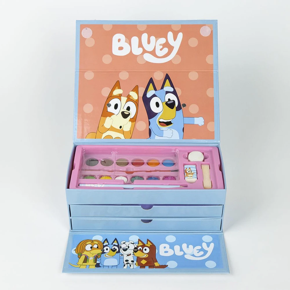 Cerda,Bluey Cerda - Spalvinimo rinkinys kanceliarinėms prekėms - Mėlyna (2700001215)