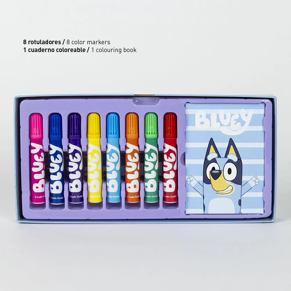Cerda,Bluey Cerda - Spalvinimo rinkinys kanceliarinėms prekėms - Mėlyna (2700001215)