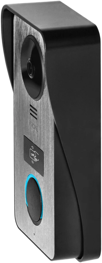 Orno CETI Full HD, vienos šeimos vaizdo domofono komplektas, 4 laidų, 7 colių lietimui jautrus ekranas, Full HD, RFID