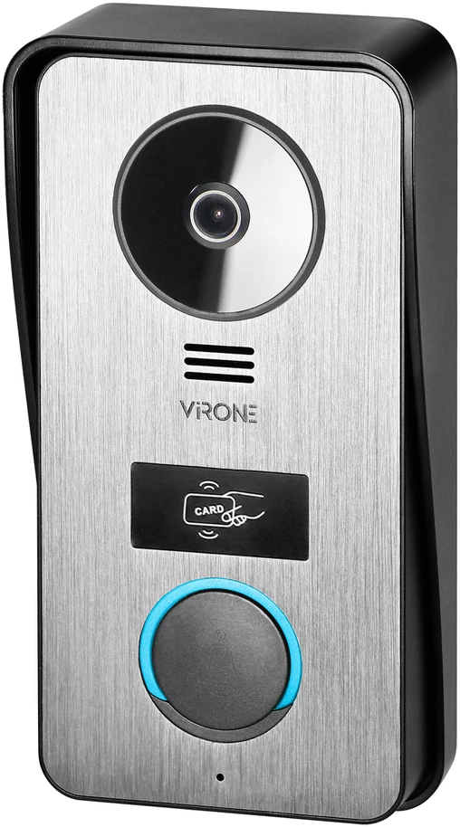 Orno CETI Full HD, vienos šeimos vaizdo domofono komplektas, 4 laidų, 7 colių lietimui jautrus ekranas, Full HD, RFID
