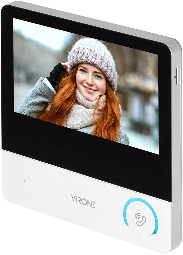 Orno CETI Full HD, vienos šeimos vaizdo domofono komplektas, 4 laidų, 7 colių lietimui jautrus ekranas, Full HD, RFID