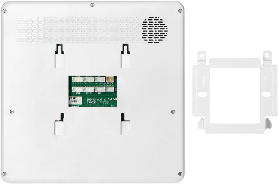 Orno CETI Full HD, vienos šeimos vaizdo domofono komplektas, 4 laidų, 7 colių lietimui jautrus ekranas, Full HD, RFID