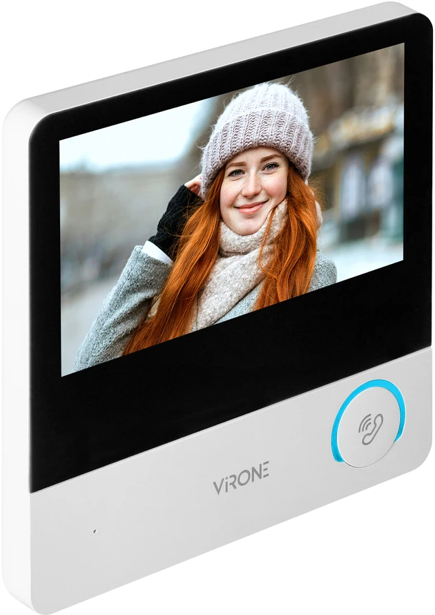 Orno CETI Full HD, vienos šeimos vaizdo domofono komplektas, 4 laidų, 7 colių lietimui jautrus ekranas, Full HD, RFID