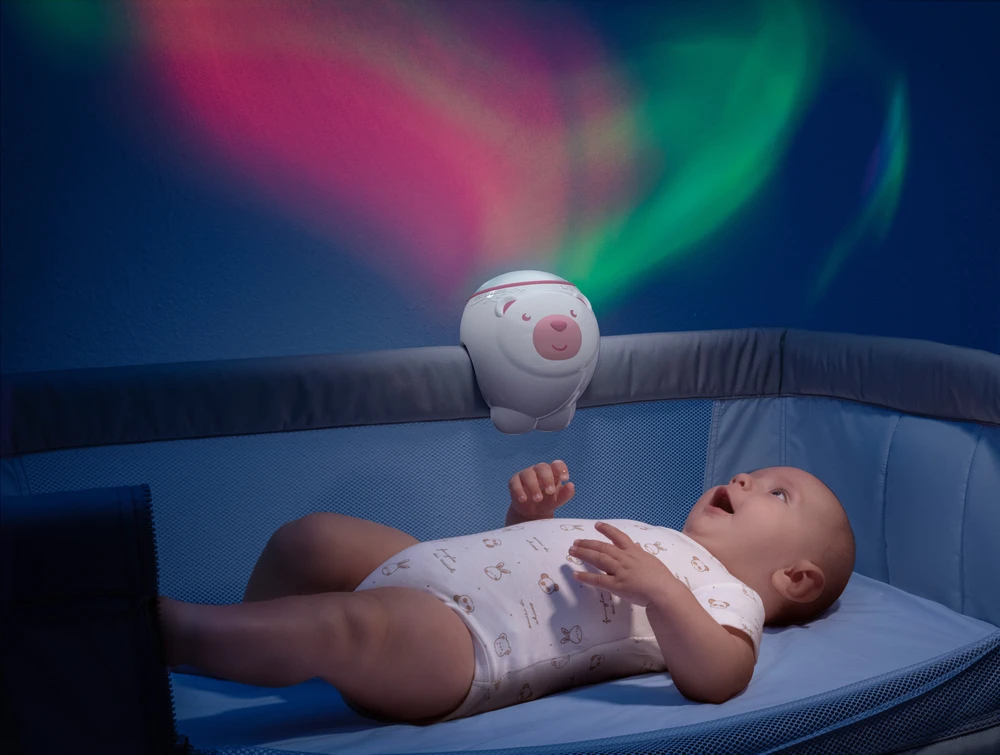 Chicco First Dreams Meškiukas Polarny rožinė