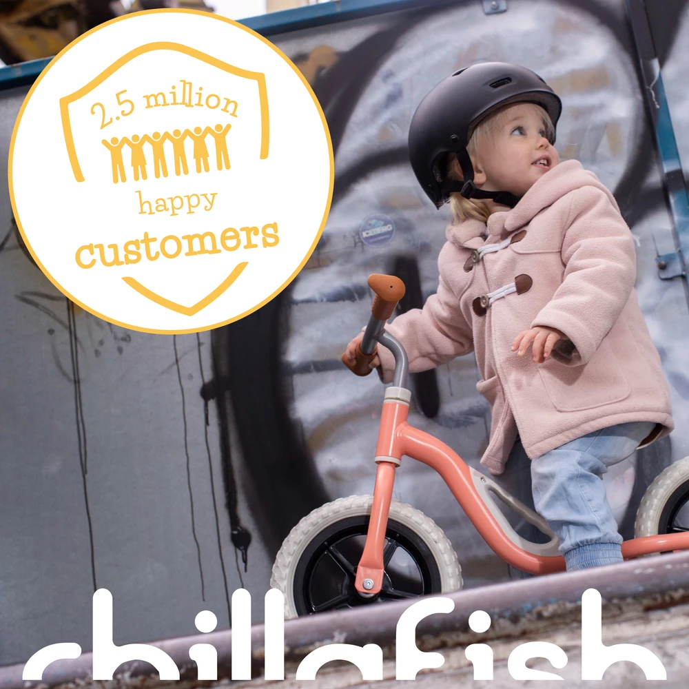 „Chillafish“ – lengvas balansinis dviratukas „Charlie“, 10 colių, „Flamingo“, 1,5–4 metų vaikams (CPCH01FLA)