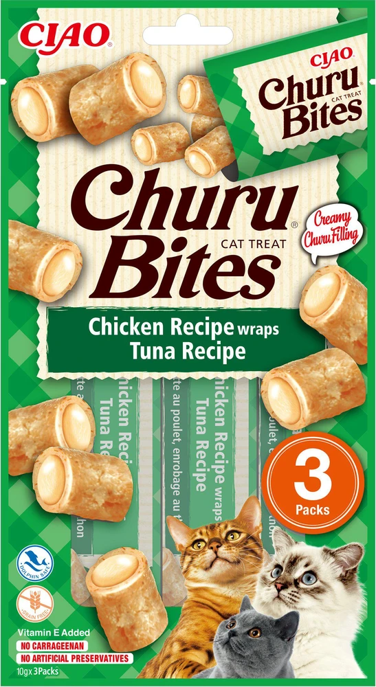 Churu Cat skanėstas Bites Chicken Tuna 30g