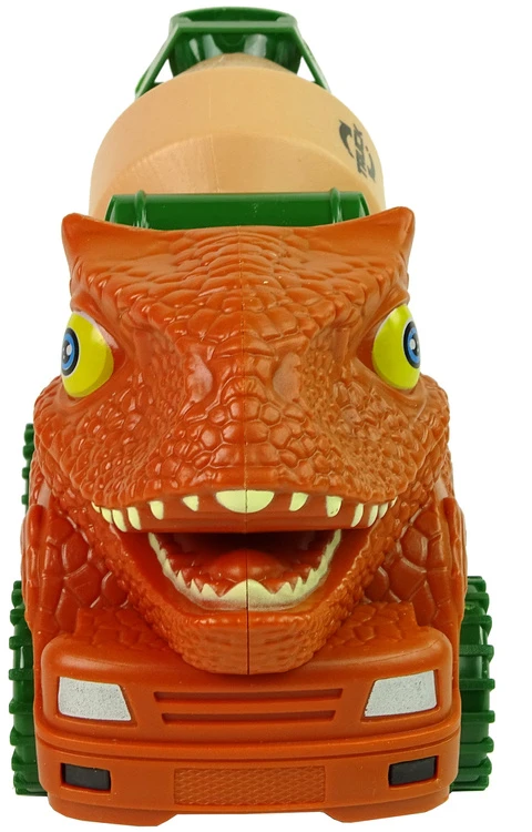 Cieżarówka Žaislinis sunkvežimis konstruktorius vaikams su dinozauro dizainu