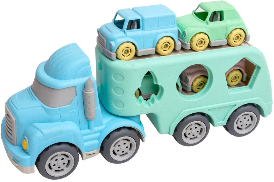 Lean Toys Vaikiškas transporteris su formų rūšiuokliu, 34.5x13x10.5 cm