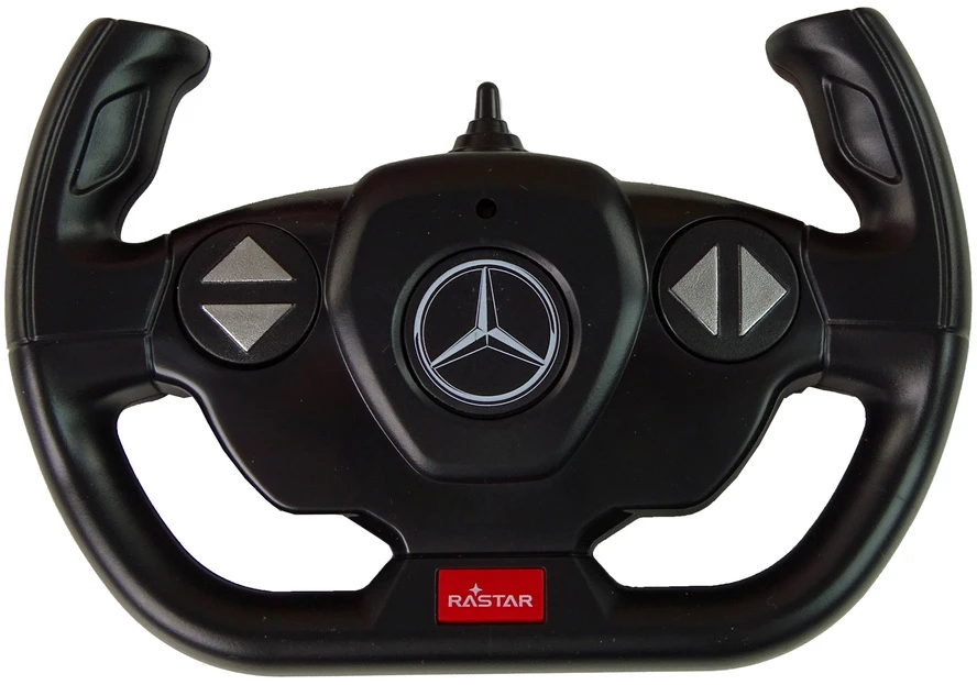 Raudonas nuotoliniu būdu valdomas Mercedes Rastar sunkvežimis