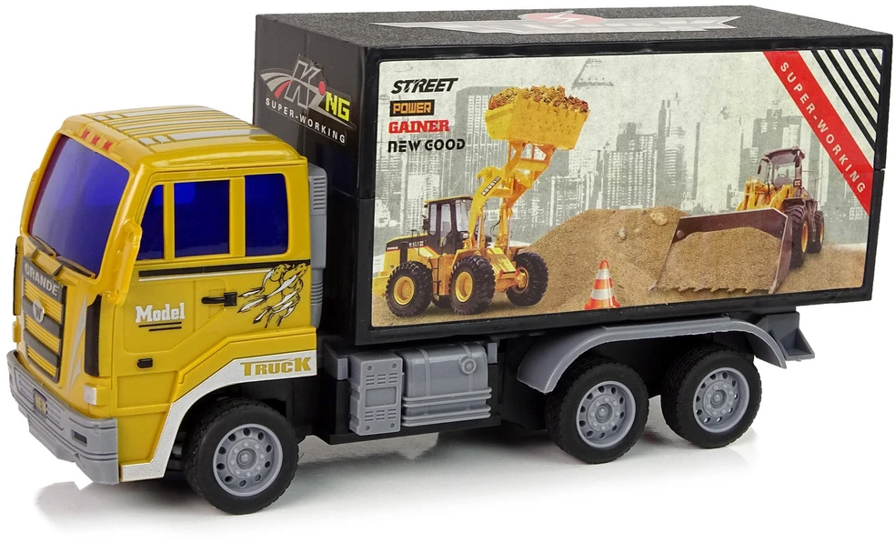 Lean toys Statybinis sunkvežimis RC 1:24 Geltona