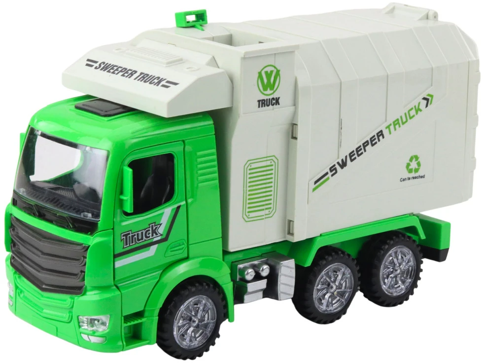 Lean Toys Žaislinis šiukšliavežis su šviesomis ir garsais 28 cm