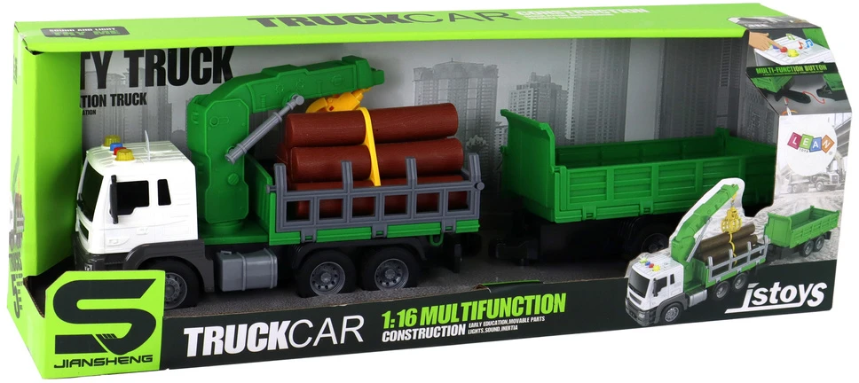 Sunkvežimis su priekaba Lean Toys