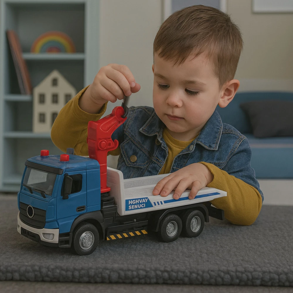 Lean Toys Vilktis su judančiu vilkiku metaline kabina ir šviesos efektais