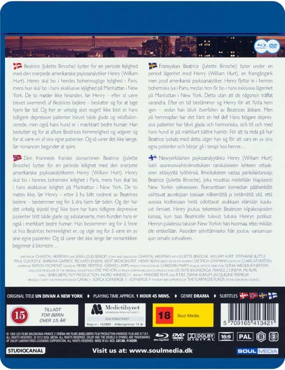 Cinematic SOFOS NIUJORKE – Sofa Niujorke (Blu-Ray)