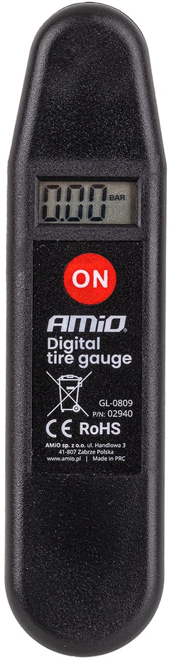 Skaitmeninis manometras 10 bar (3–150 PSI) AMIO-02940