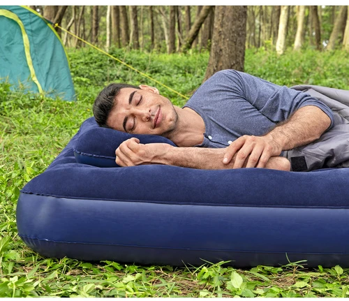 TOP KOMPLEKTAS! Bestway Pavillo dvigulis čiužinys su pompa ir 2 pagalvėlėmis 2.03m x 1.52m x 22cm
