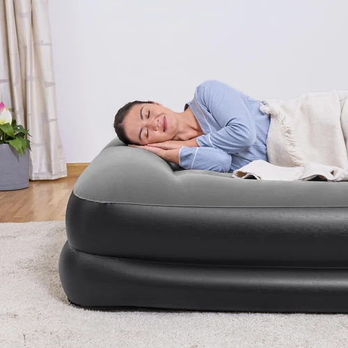 Bestway® Tritech Airbed Queen pripučiamas čiužinys su integruotu AC siurbliu 203x152x46 cm