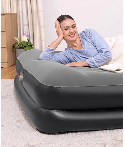 Bestway® Tritech Airbed Queen pripučiamas čiužinys su integruotu AC siurbliu 203x152x46 cm