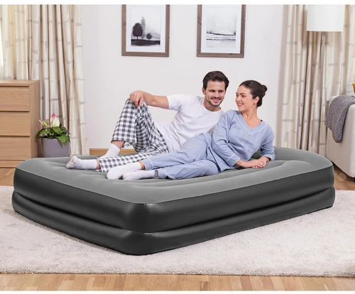 Bestway® Tritech Airbed Queen pripučiamas čiužinys su integruotu AC siurbliu 203x152x46 cm