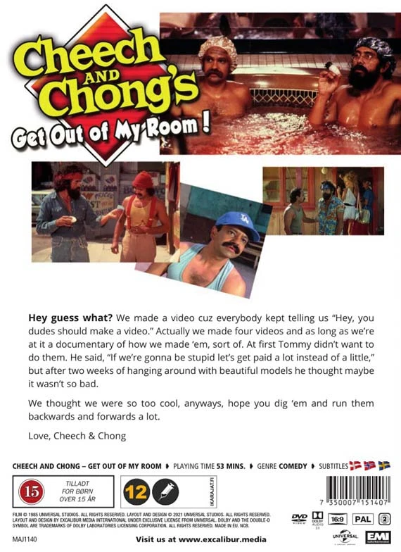 Classic Movies Cheech And Chong - Get Out Of My Room (Kulto legendos)