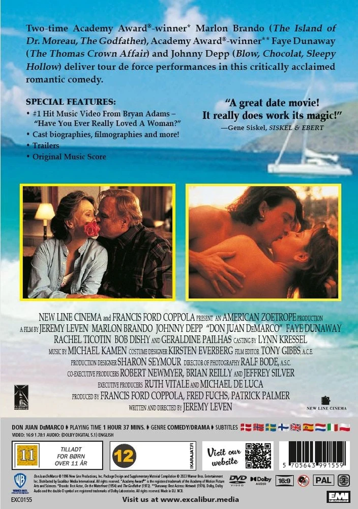 Classic Movies Don Chuanas DeMarco – vaidina Johnny Deppas ir Marlonas Brando