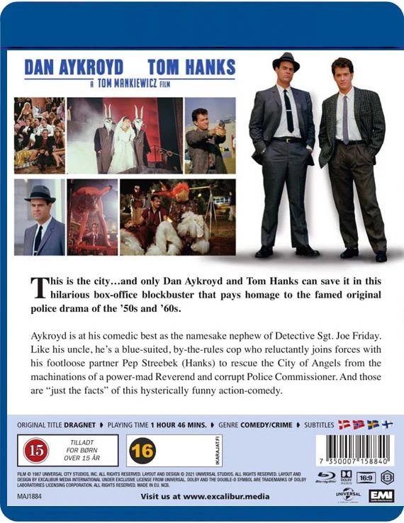 Classic Movies „Dragnet“ (1987 m.) – Danas Aykroydas ir Tomas Hanksas – būtina pamatyti komedija