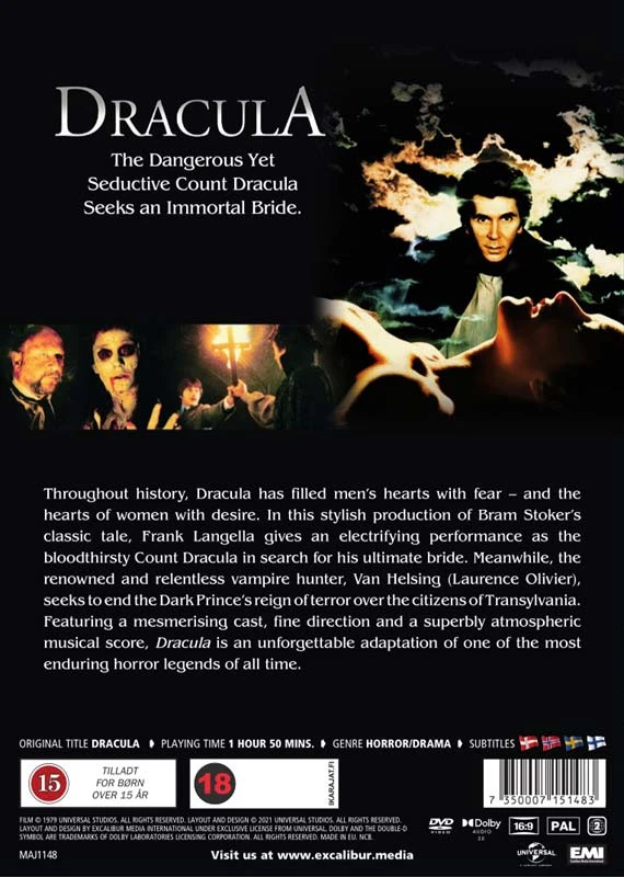 Classic Movies Drakula (1979 m.) (Frank Langella ir Laurence Olivier)