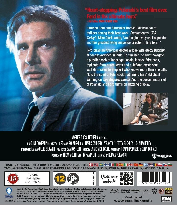 Classic Movies Frantic (Harrison Ford)