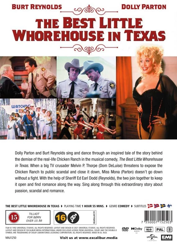 Classic Movies Geriausia maža viešnagė Teksase – Burtas Reynoldsas ir Dolly Parton