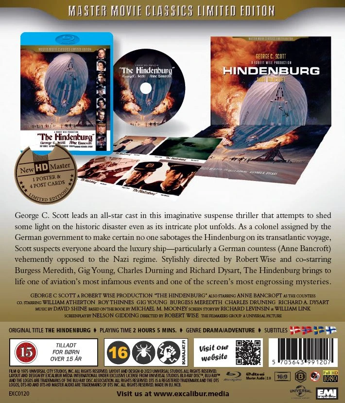 Classic Movies „Hindenburgas“ – George'o C. Scotto klasikinis filmas