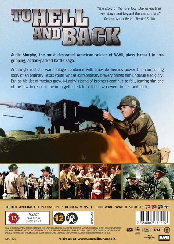 Classic Movies Į pragarą ir atgal – (tikra istorija apie labiausiai apdovanotą Amerikos kareivį Audie Murphy)
