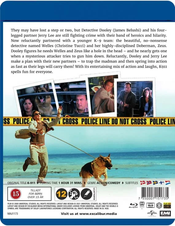 Classic Movies K-911 - Jamesas Belushi