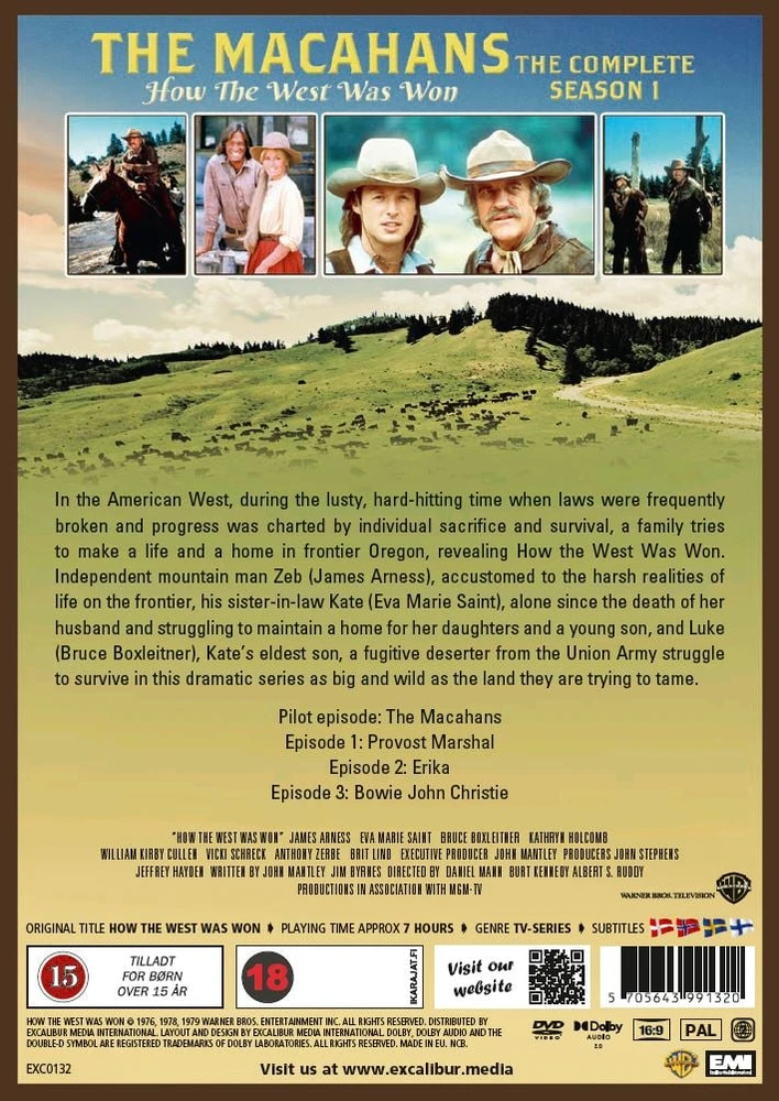 Classic Movies Makahanai – Kaip buvo užkariauti Vakarai, 1 sezonas