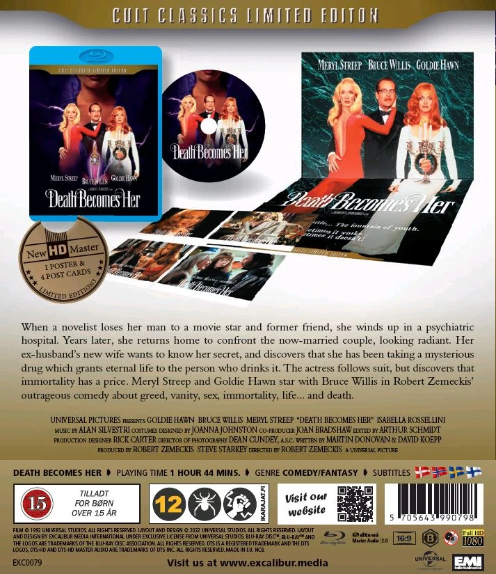 Classic Movies Mirtis jai tampa (Meryl Streep, Goldie Hawn ir Bruce Willis)