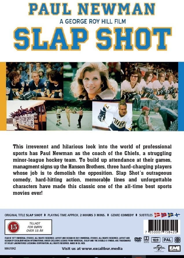 Classic Movies „Slap Shot“ (1977 m.) – BŪTINA PAMATYTI KULTINĮ FILMĄ. GERIAUSIAS PRAMOGŲ LAIKRAS – VISŲ LAIKŲ LEDO RITULIO FILMAS. Vaidina Paulas Newmanas.