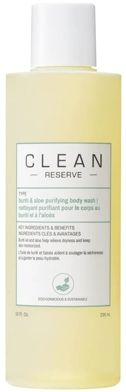 Clean Reserve Buriti & Aloe Purifying Kūno prausiklis, 296 ml