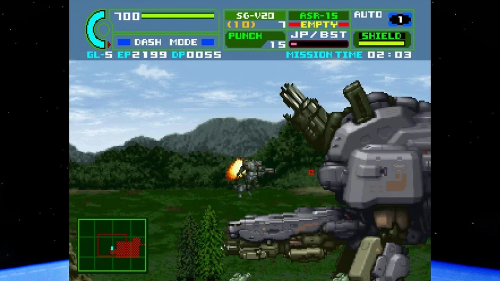 „Clear River Games“ „Assault Suit Leynos 2 Saturn Tribute“