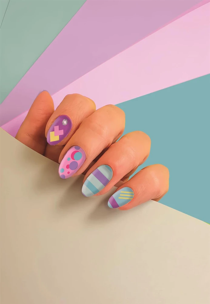 Clementoni - CC Lovely Make-Up - Press Go Nails - Glamour (I-18157)