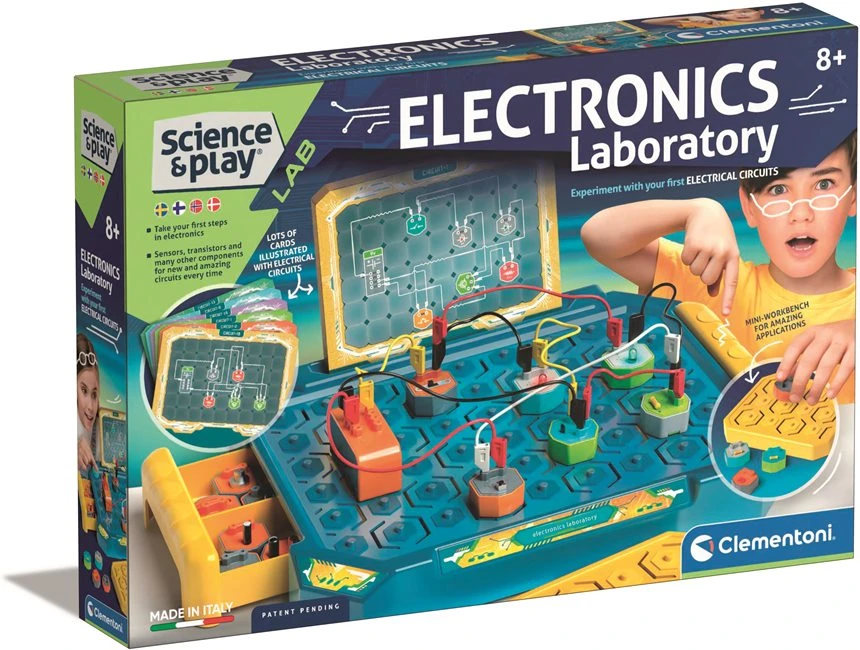 Clementoni – Mokslas ir žaidimai – Elektronikos laboratorija (78812)