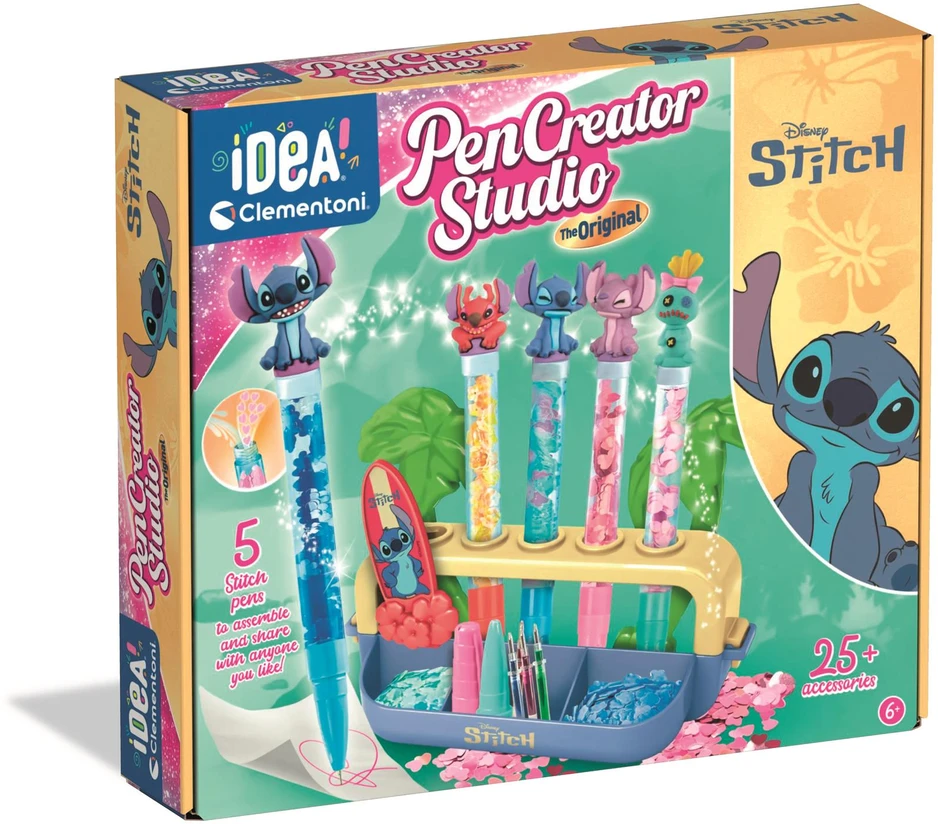 Rašiklių gaminimo rinkinys Clementoni Disney Stitch 18218