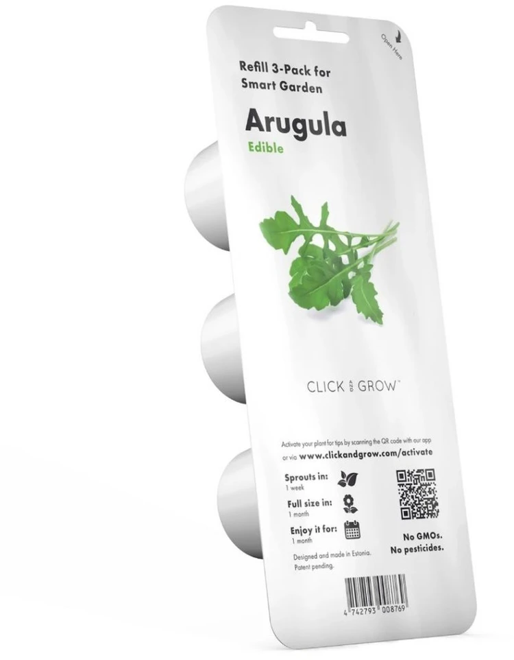 Click & Grow sėklos išmaniajam vazonui - Lapinės garstyčios (SGR19X3) 3vnt.