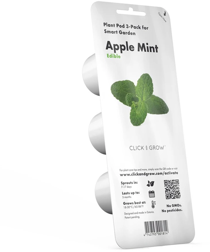 Click Grow „Click and Grow“ – išmaniojo sodo papildymo pakuotė, 3 vnt. – obuolių ir mėtų skonio (SGR79X3)