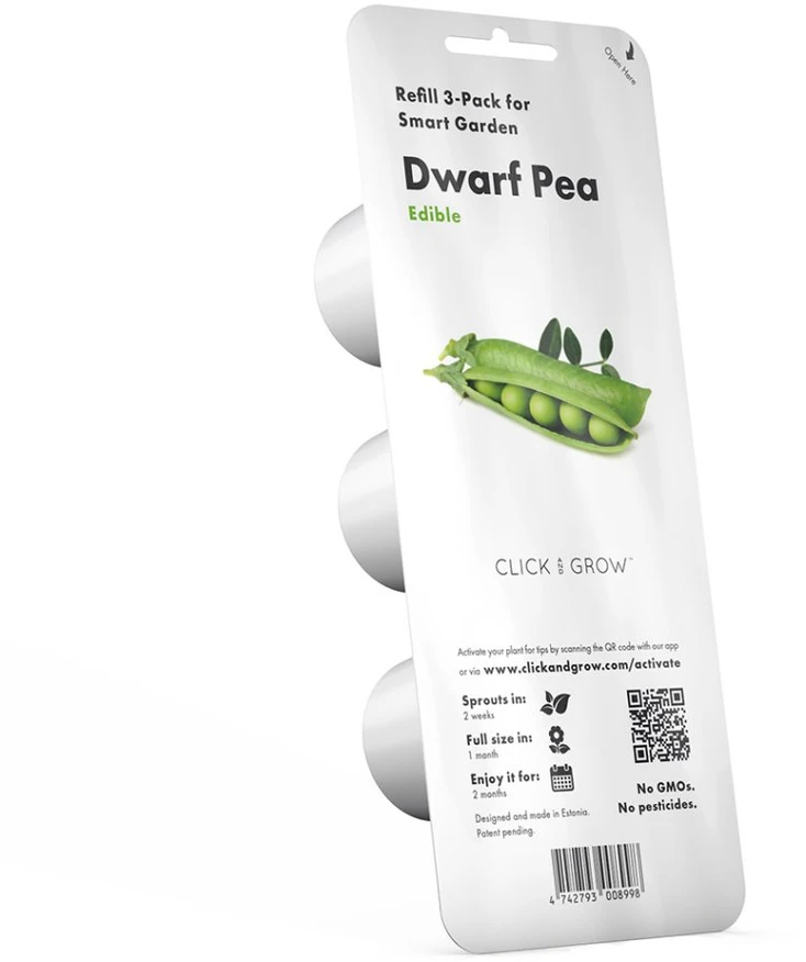 Click Grow „Click and Grow“ – išmaniojo sodo papildymas, 3 mažųjų žirnelių pakuotė